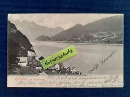 AK um 1906 Quinten am Wallensee St. Gallen Dörfer