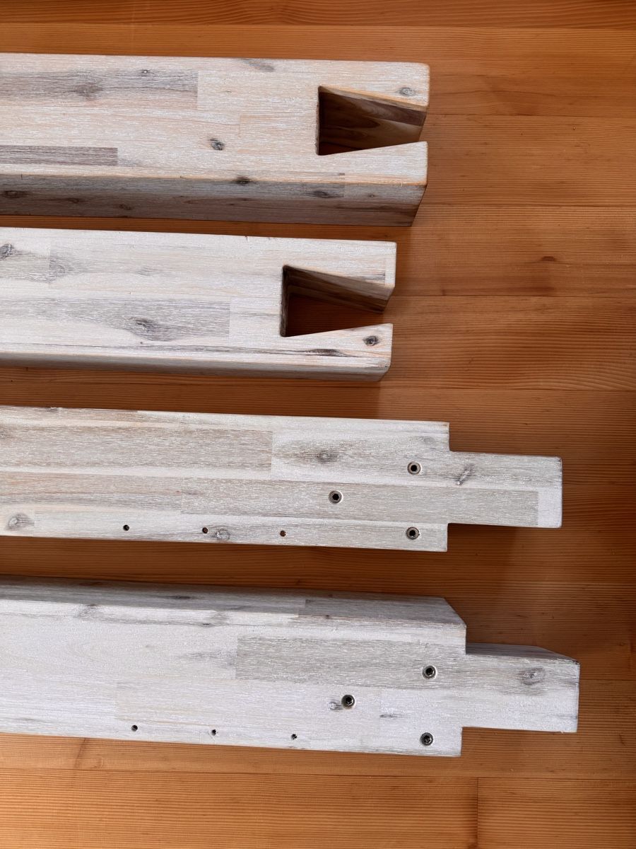 Pfister Betten: Bett mit Holzrahmen und zwei separate Bettroste – Gebraucht aus Obfelden von Wi_matthias 8