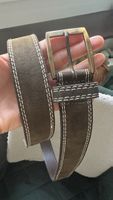 Ceinture cuir marron 110 cm, neuf 