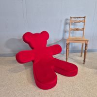 IKEA PS BRUM Bär Biegbar Unicef Stuffy Per Ivar Ledang rot