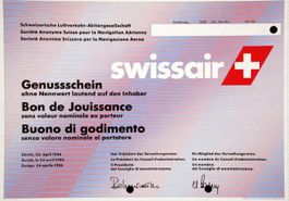 Swissair Schweiz. Luftverkehr-AG, Zürich - 1986