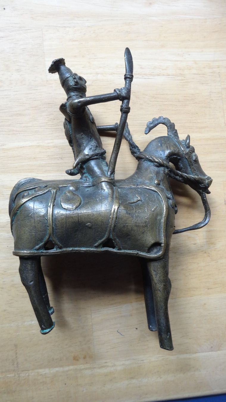 Statuette: Figurine cavalier bronze antique h. 21cm – Usato da Rebeuvelier venduto da falcon58 4