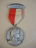 1948 Schützenfest Auszeichnung Medaille Kranz Feldschiessen