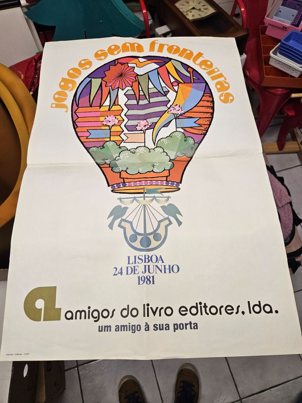 Poster & Bilder: Materiale "Giochi senza frontiere Lisbona 1981" – Neu (gemäss Beschreibung) aus Melano von H-Sara