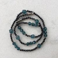 Glitzernde Spinell Kette