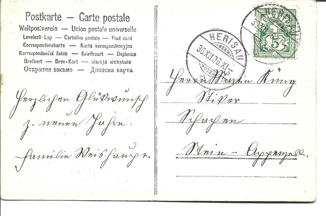 Cartes postales: AK Herisau ? – D'occasion à Appenzell par mai25 1