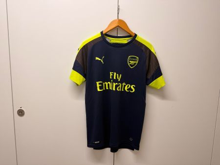 Arsenal Fussball Trikot Puma dunkelblau gelb, Grösse M