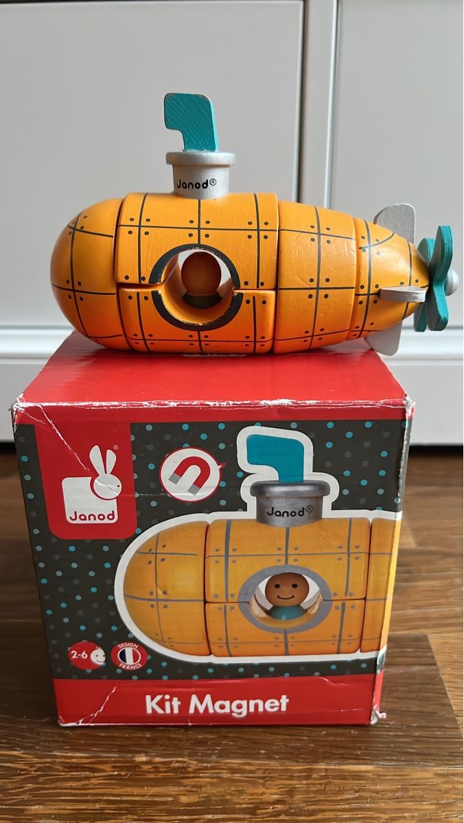 Janod Giocattoli: Janod Wooden Toy Magnet Stacking Set - Develop Skills – Usato da Adliswil venduto da youngbee