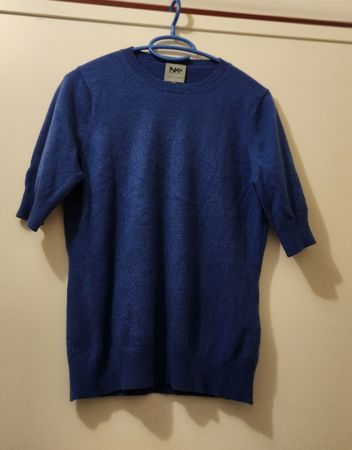 Pull NK Nathalie Korniloff 100% cachemire bleu taille L