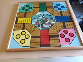 handgefertigtes Spielbrett "Eile mit Weile*, neuwertig