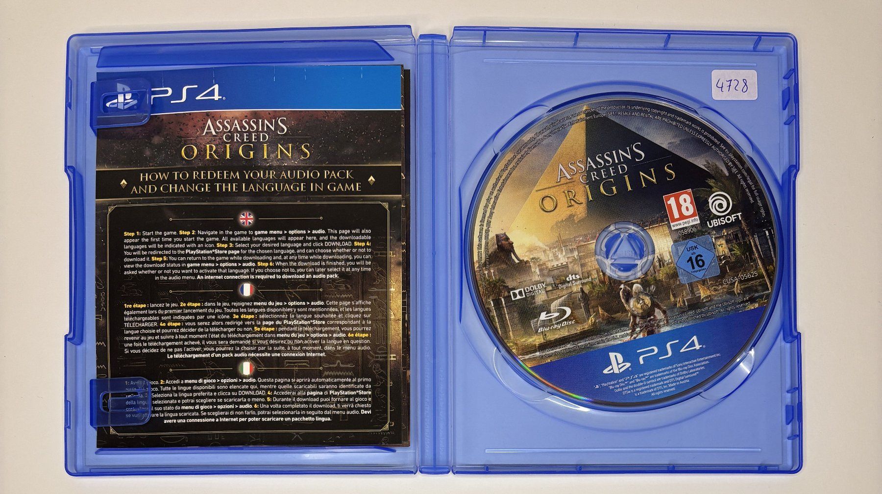 Spiele: PS4 - Assassin's Creed Origins – Gebraucht aus Allschwil von Bullach 1