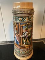 Alter 2 Liter Bierkrug Keramik