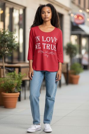 ONLY Pull léger rouge — très bon état — taille M