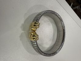 Bvlgari Or 18K Acier Inoxydable Fermoir Design Unique