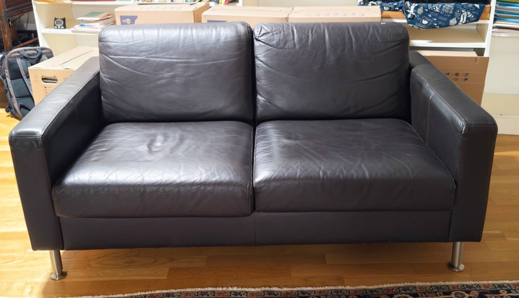 Sofas: Pfister real leather sofa/ Echtledersofa – Gebraucht aus Zürich von hwang