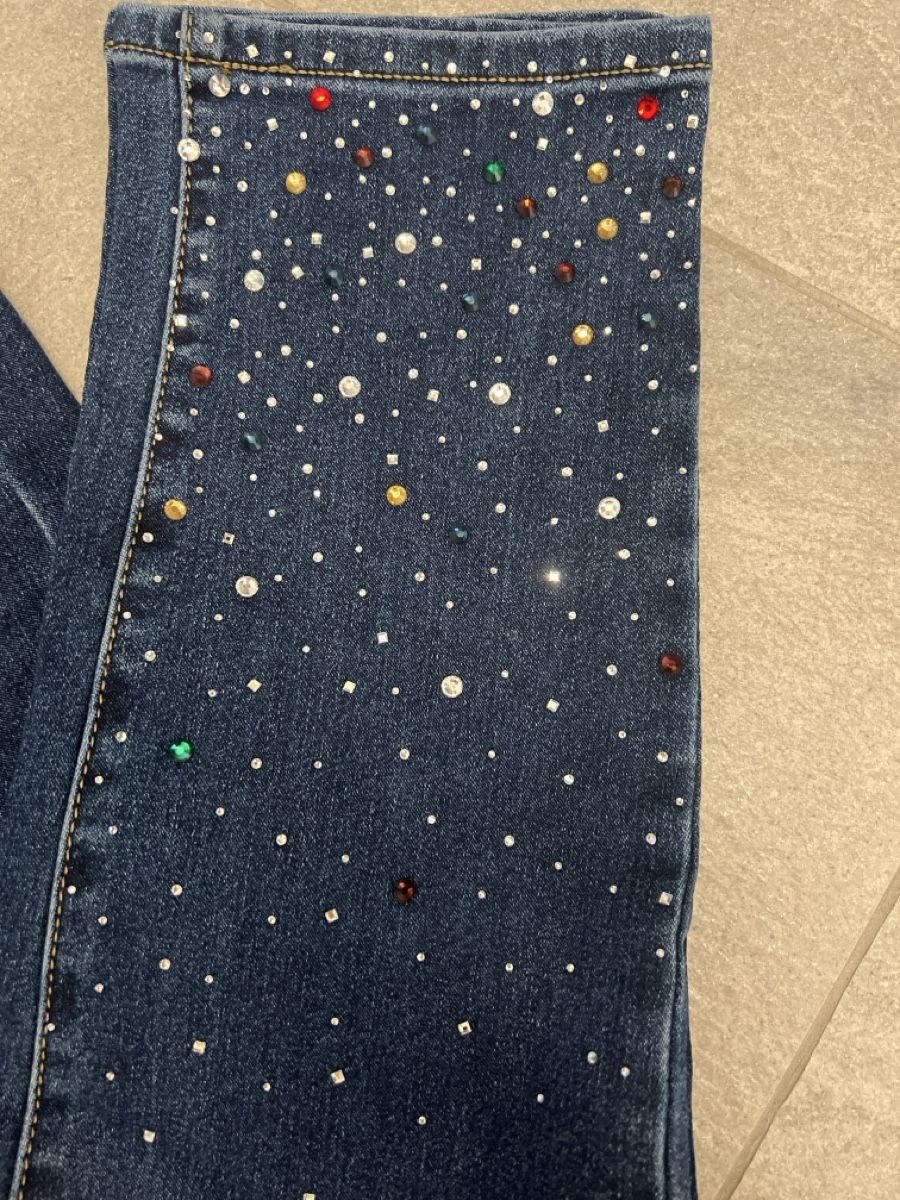 Jeans: NUOVO jeans con strass tg 52 – Nuovo (secondo la descrizione) da Breganzona venduto da Lorcary 1