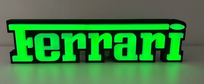 Alle Dekorationen: Lightbox Ferrari (bleu-rouge-vert-jaune) – Neu (gemäss Beschreibung) aus Noville von Berlusconi55 2