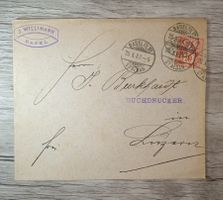 TR48 Enveloppe + Timbre Suisse 1907