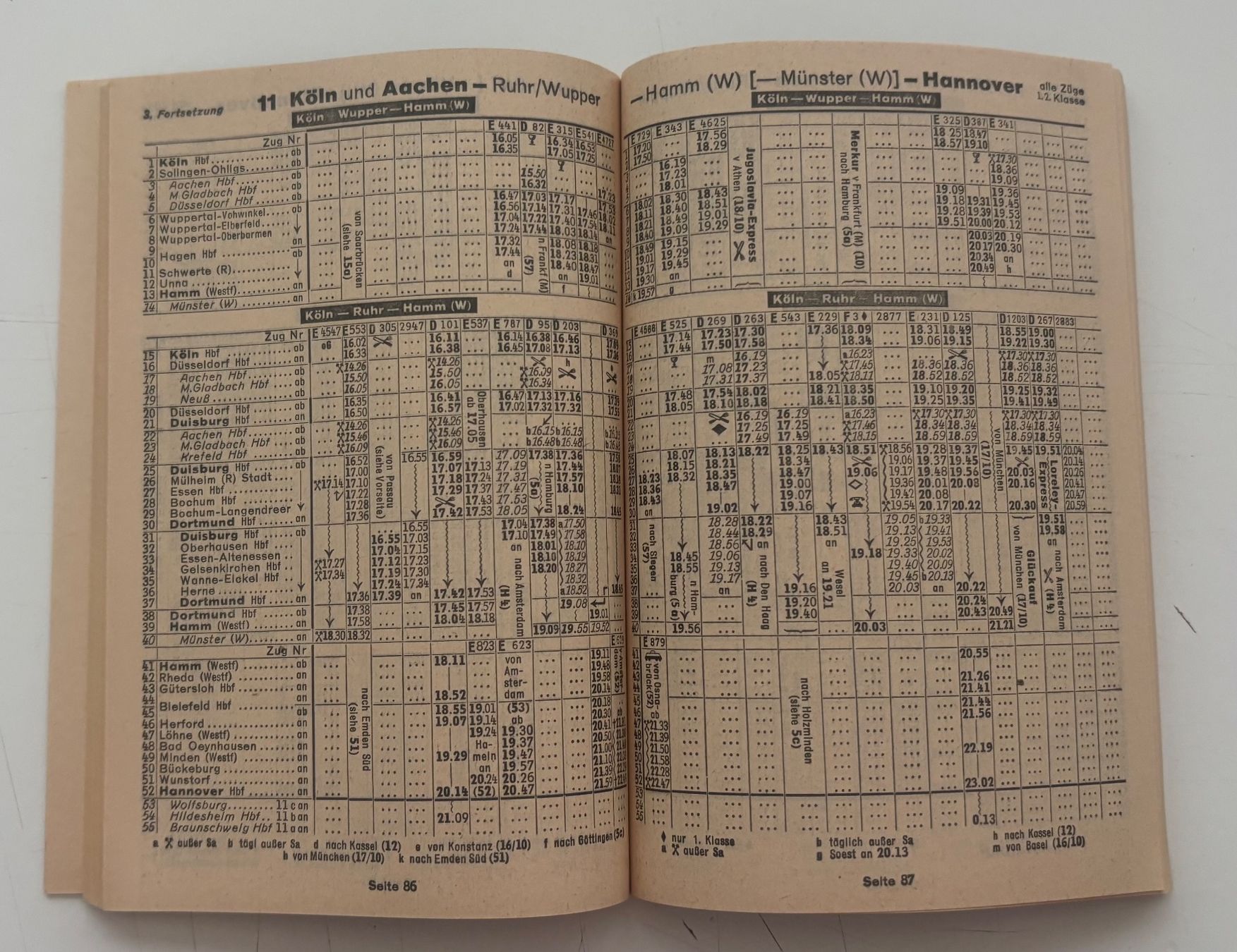 Bücher: DB Deutsche Bahn - Reisefernfahrplan Sommer 1961 – Gebraucht aus Neuchâtel von gefdeneuch 4