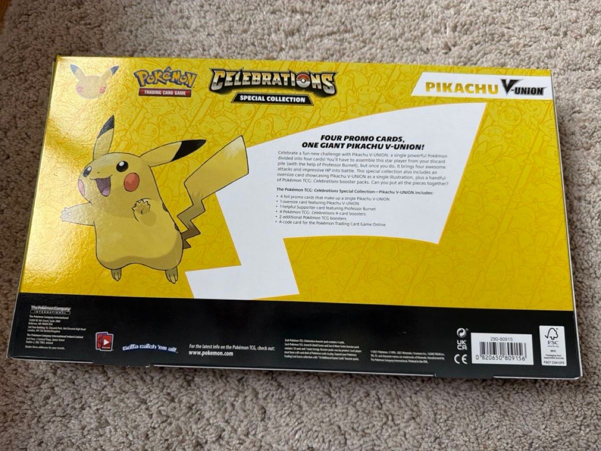 Pokémon Carte collezionabili: Pokemon celebrations special collection – Nuovo e nell'imballaggio originale da Winkel venduto da RiMa95 3