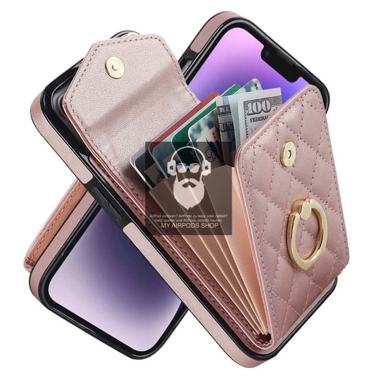 Cover & Protezioni schermo: Schutzhülle Leder für iPhone 15 Plus mit Kartenfächer – Nuovo e nell'imballaggio originale da Basel venduto da MY.AIRPODS.SHOP 1