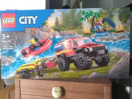 LEGO City 60412, 4x4 et bateau de sauvetage, neuf!