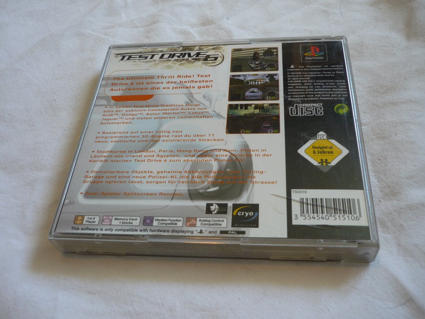 Sony Spiele: Videospiel - PS1 Playstation - Test Drive 6 – Gebraucht aus Beringen von zzRegal 2
