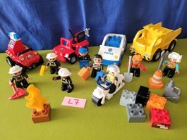 Duplo Feuerwehr,Polizei,Baustelle L7