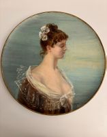 💚ANTIKER KERAMIKTELLER,  C. RIVOIRE 1903 💚CH SAMMLUNG 42cm