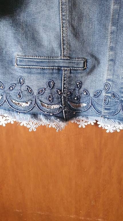 Giacche: Tolle Jeansjacke mit Blim Blim – Usato da Flawil venduto da minggeli83 3