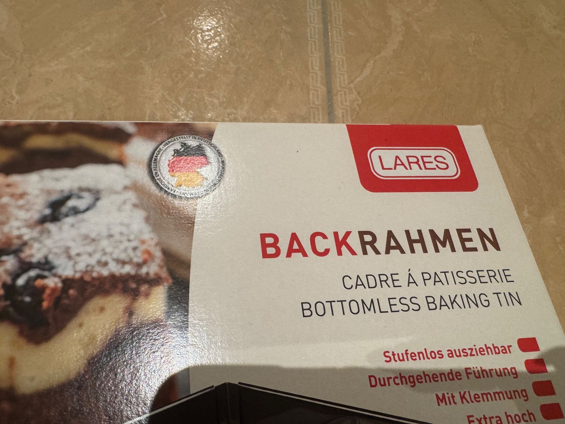 Moules à gâteaux: Backrahmen LARES neu – Neuf avec emballage d'origine à Klingnau par Markus14 1