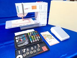 BERNINA VIRTUOSA 160 PLUS WIE NEU GARANTIE 3MT REVIDIERT 