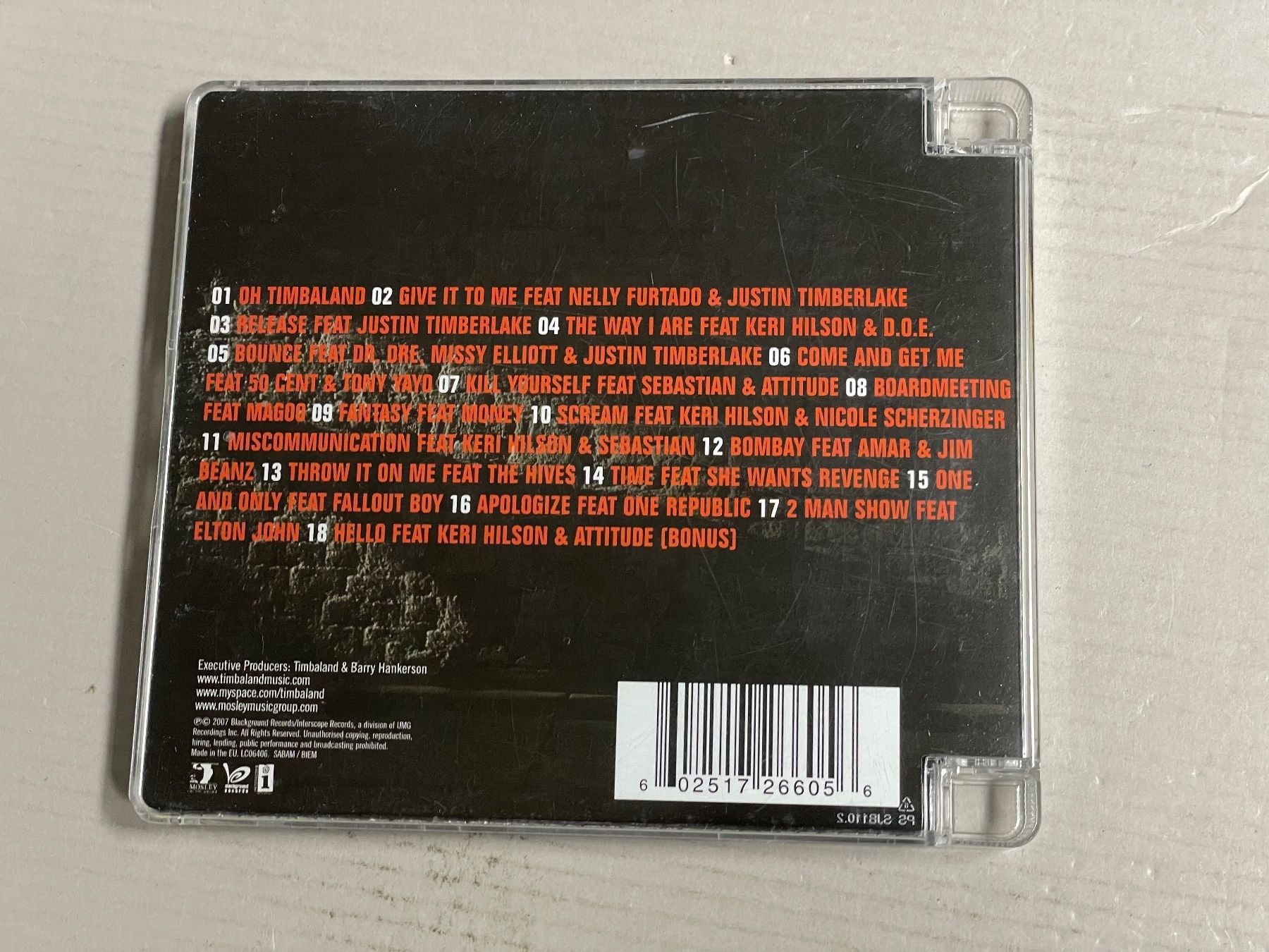 CDs: Timbaland – Gebraucht aus Muri b. Bern von AdidasCollector 1