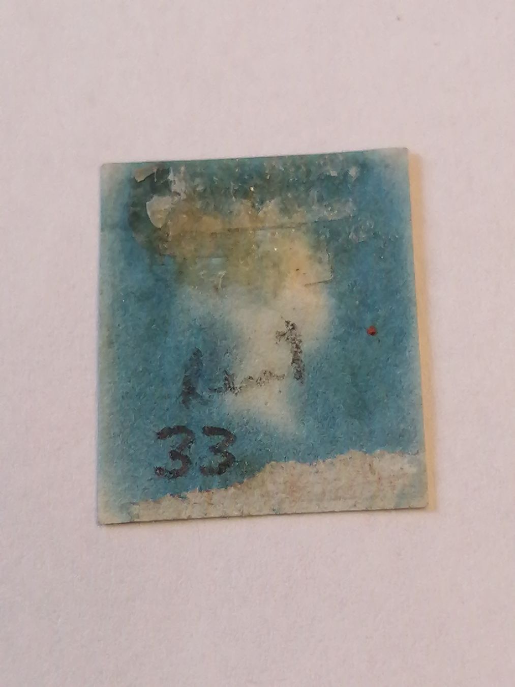 Alle Briefmarken: One Penny Red 1841, Platte 33 – Gebraucht aus Happerswil von tschergi 1