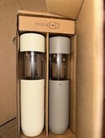 Elektrische Salz und Pfeffermühle Set Weiss/Grau