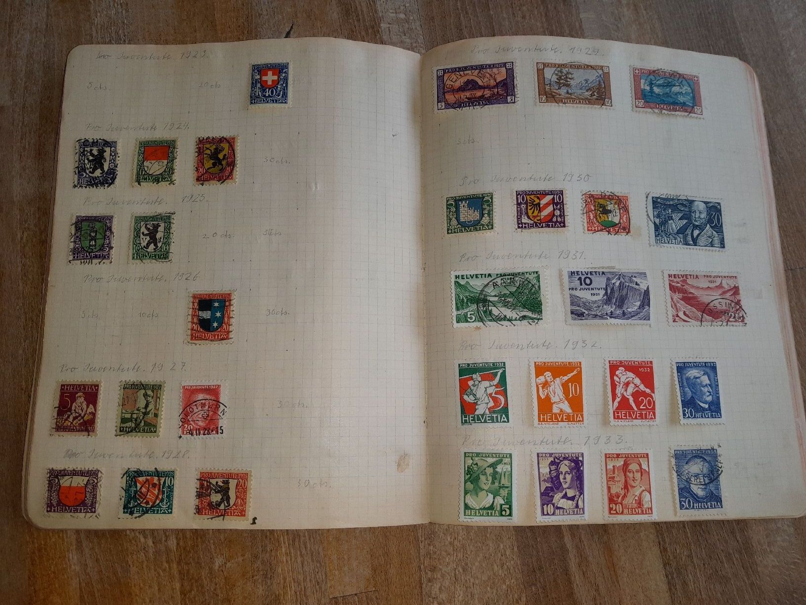 Alle Briefmarken: Brief-Marken-Sammlung – Gebraucht aus huttwil von Mfeilenhauer 1