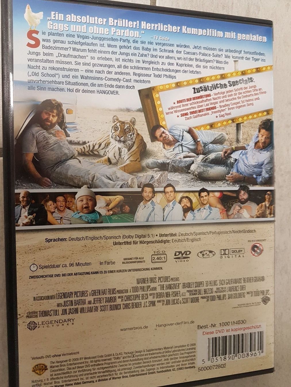 Tutti i DVDs: DVD: Hangover – Usato da Lachen SZ venduto da allesweg78 1