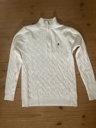 Weisser Ralph Lauren Quarterzipp (M)