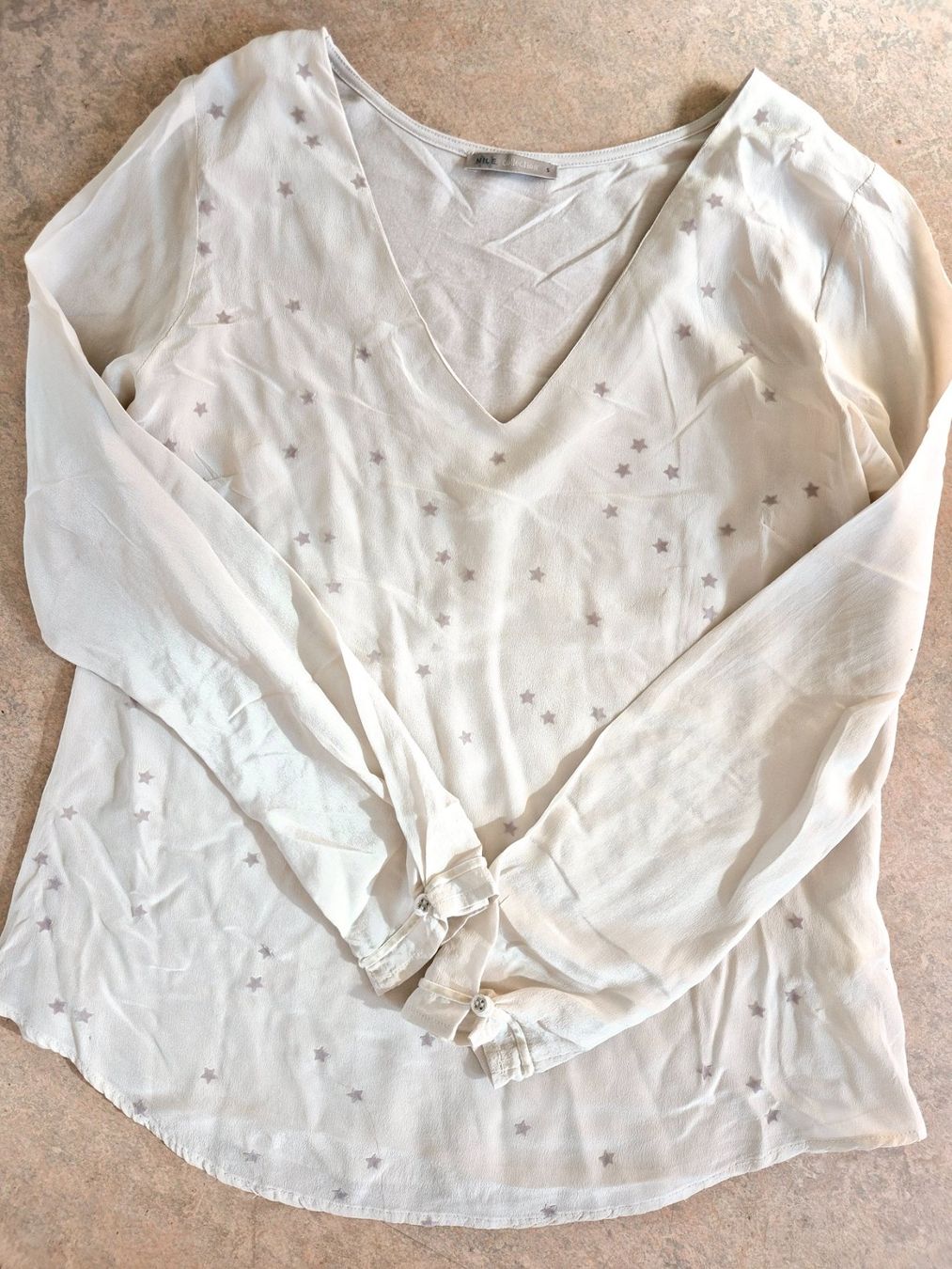 Nile Tuniques: TUNIKA BLUSE NILE 36 S MIT SEIDE SILK , TOP MIT PULLOVER – D'occasion à Elsau par the-colorful-side