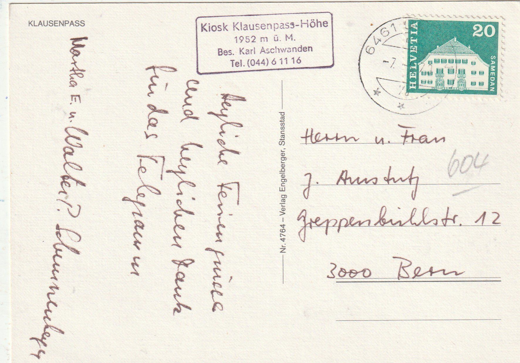 Cartes postales: Klausenpass MBK – D'occasion à Lumbrein par made02 1