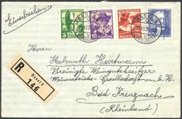 1934 PJ Satzbrief Einschreiben