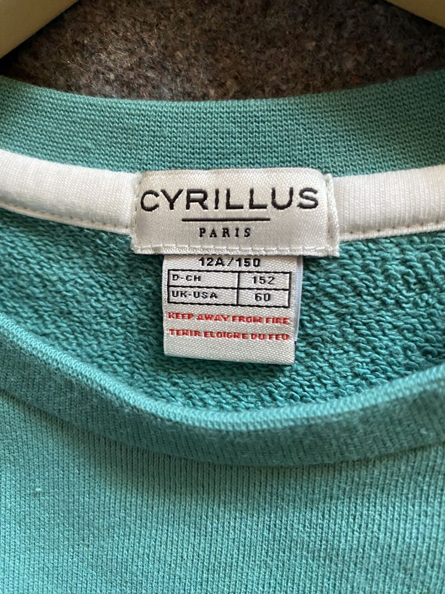 Cyrillus Maglioni & Felpe: Sweat 12 ans Cyrillus NEUF – Nuovo (secondo la descrizione) da Geneve venduto da Monthoux13 1