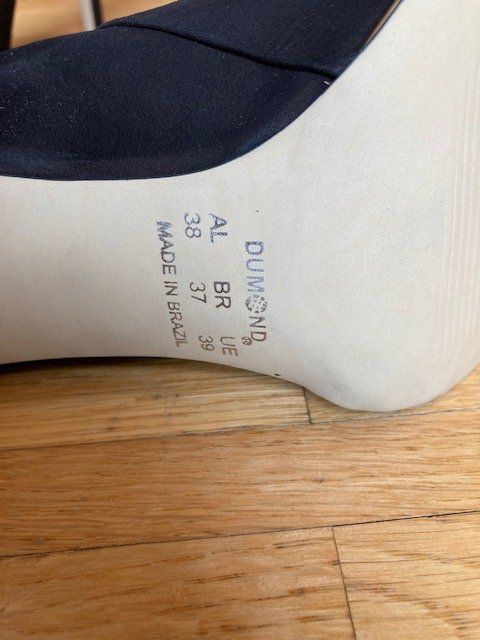 Damenschuhe: Mules en daim noir 39 neuves – Neu und originalverpackt aus Bursins von Mr1968 3