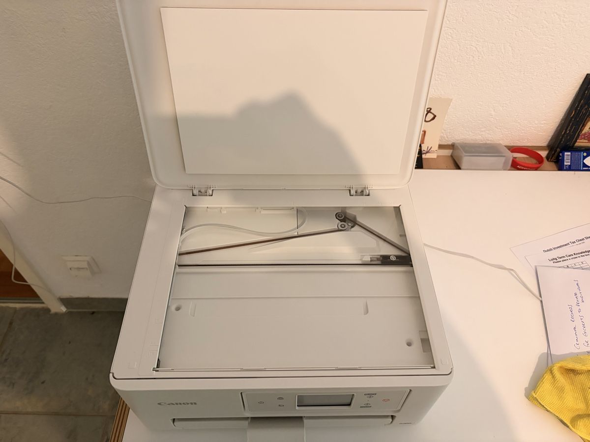 Canon Stampanti: Canon Pixma TS7650i Printer white used – Usato da Zürich venduto da and_yzc2 1