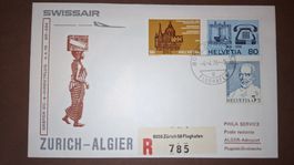 Swissair Zürich - Algier 04.04.1976