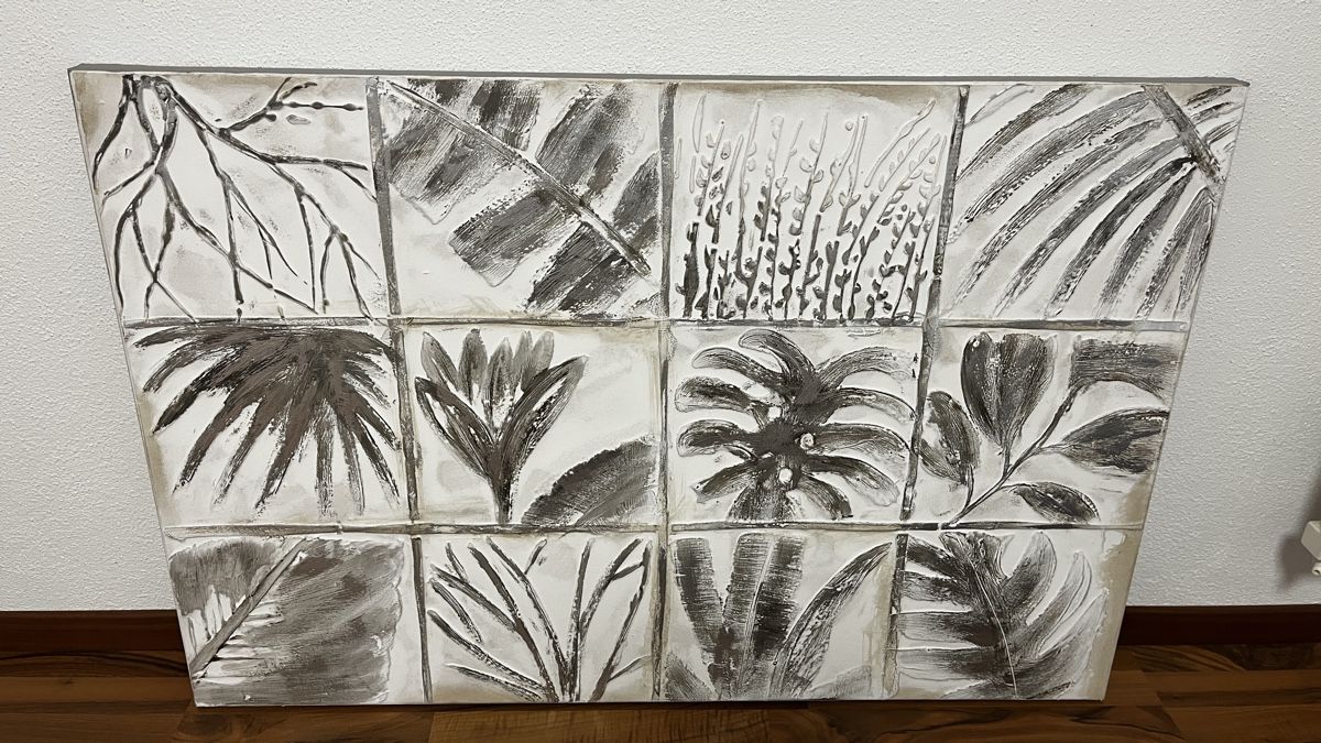 Poster & Bilder: Bild - silber/grau/weiss farbig – Gebraucht aus Breitenbach von aya_w5x7