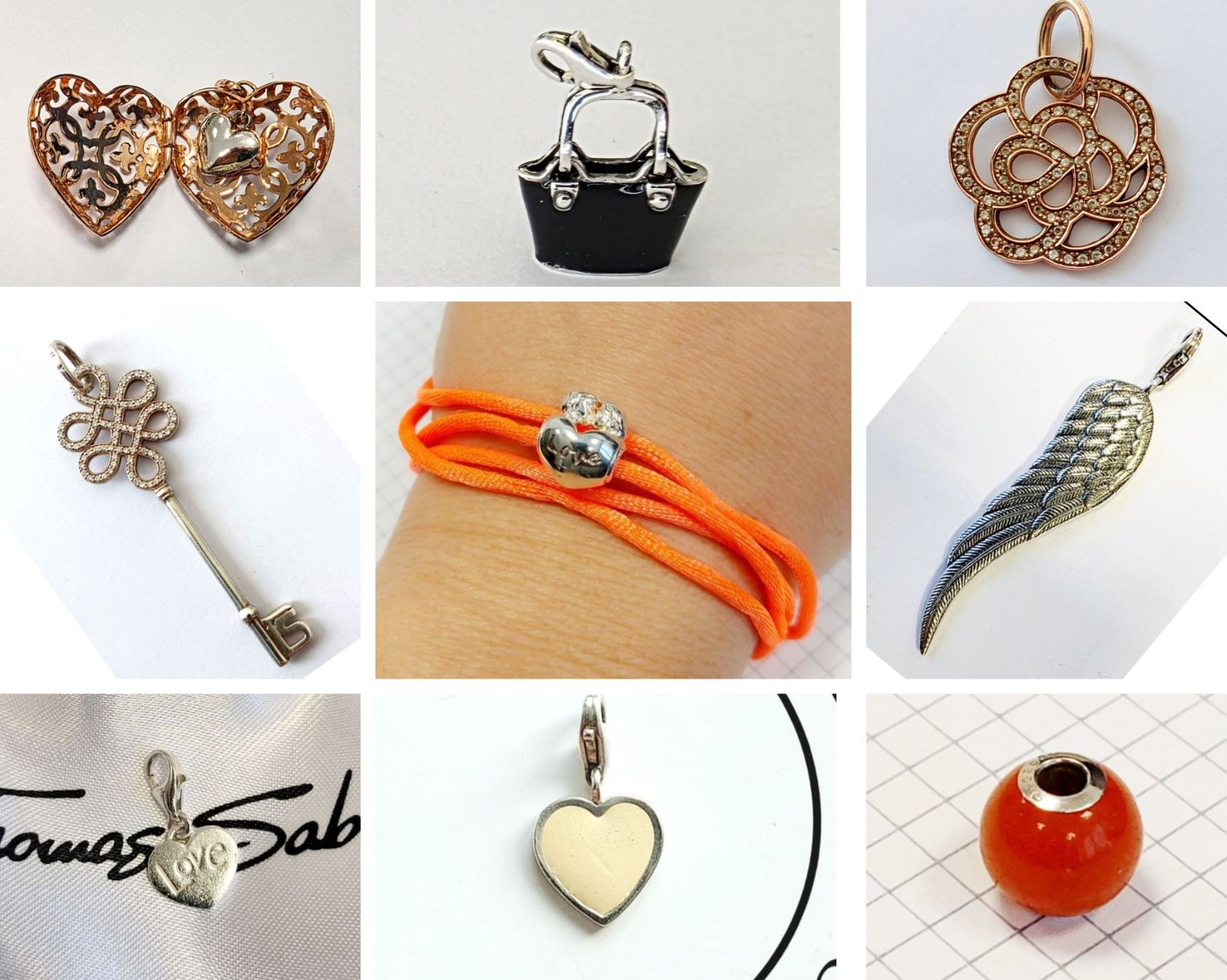 Thomas Sabo Ciondoli: Thomas Sabo Karma Bead mit Silber 925 – Nuovo (secondo la descrizione) da Madetswil venduto da triforuz 4
