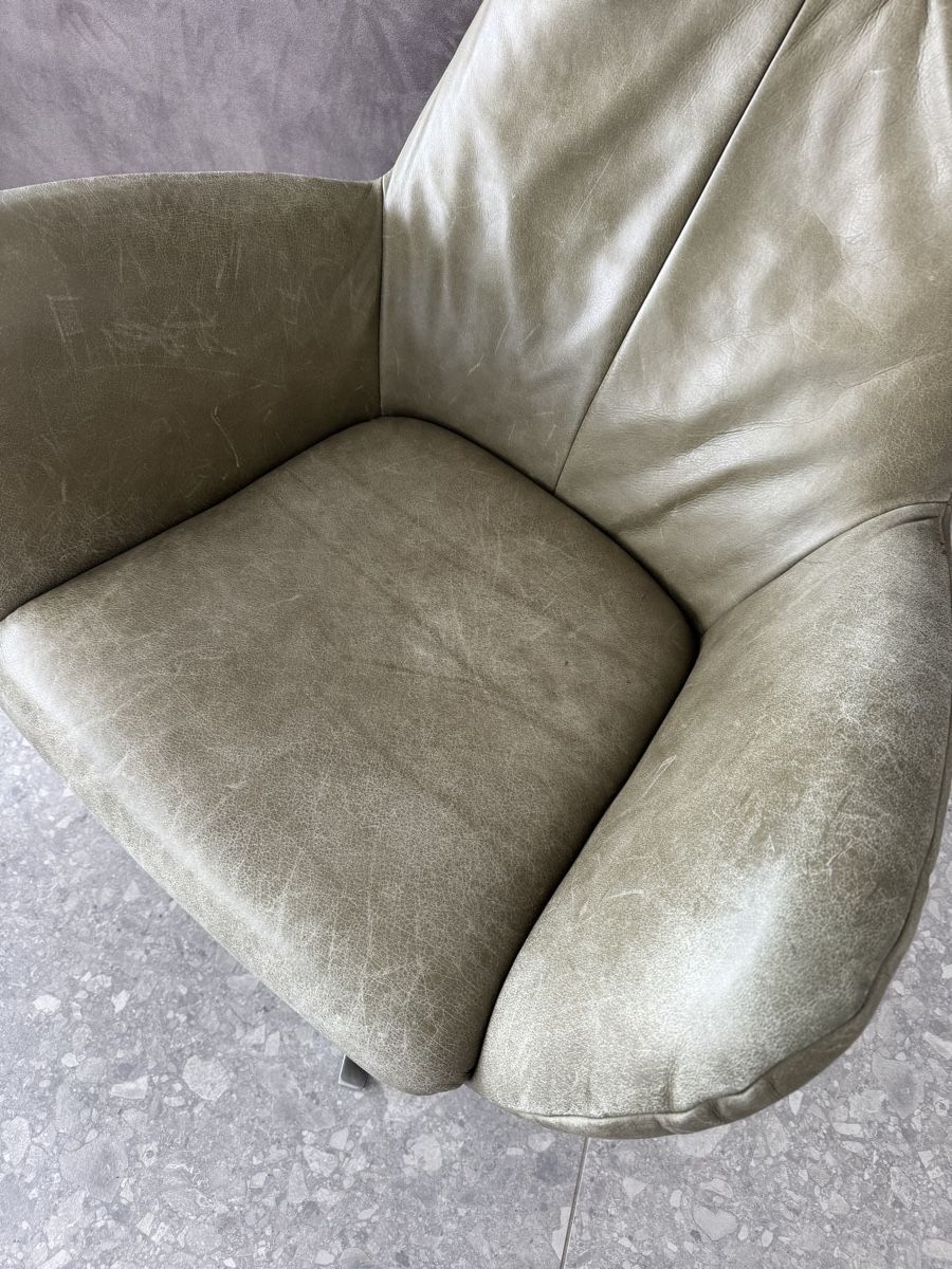 Sessel: Super comfo Sessel Willi Leder Cesano green mit Wippfunktion – Gebraucht aus Jonen von chrispluess 2