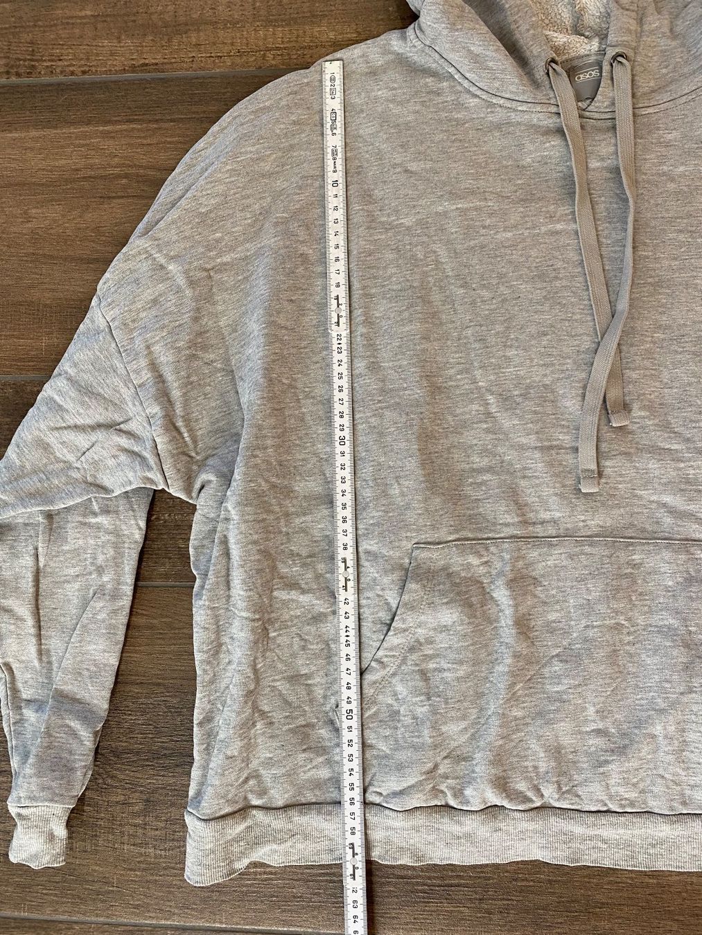 Asos Maglioni & Felpe: Asos Pullover mit Kapuze aus Baumwolle grau Gr. 48 – Usato da Pratteln venduto da a23_j2gs 9