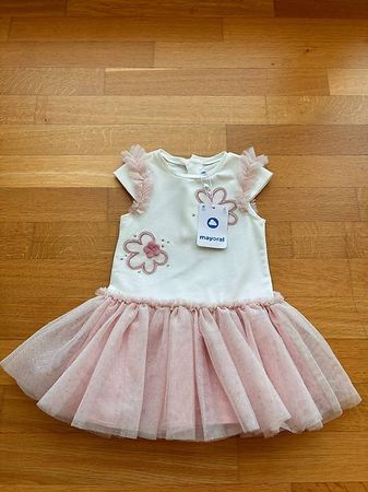 Mayoral 1904 Rosa Neues festliches Mädchenkleid mit Etikett